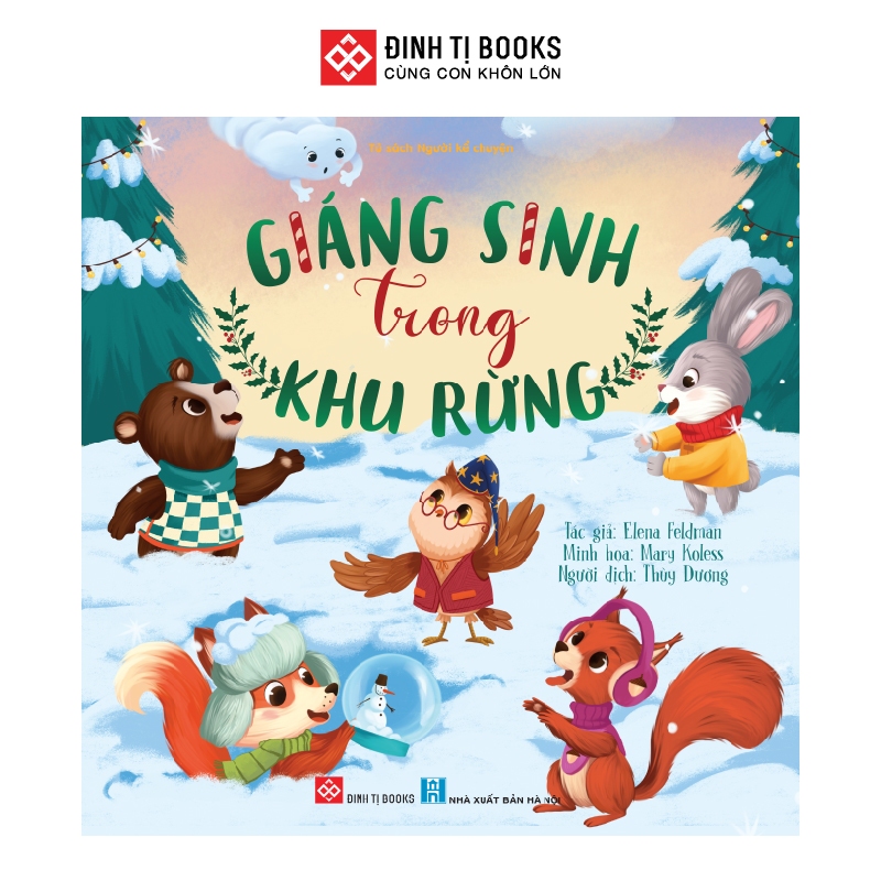 Sách - Giáng Sinh trong khu rừng dành cho độ tuổi 3-9 - Đinh Tị Books