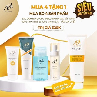 Bộ 4 làm sạch tặng tẩy da chết