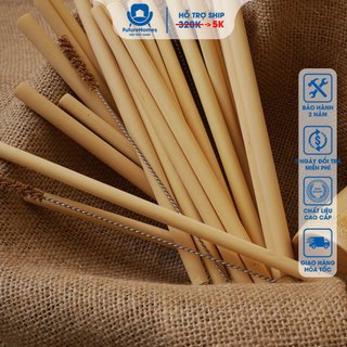 Ống hút tre chiều dài 17cm dùng cho nhà hàng, khách sạn, quà tặng doanh nghiệp sang trọng cao cấp loại 1/FutureChoice