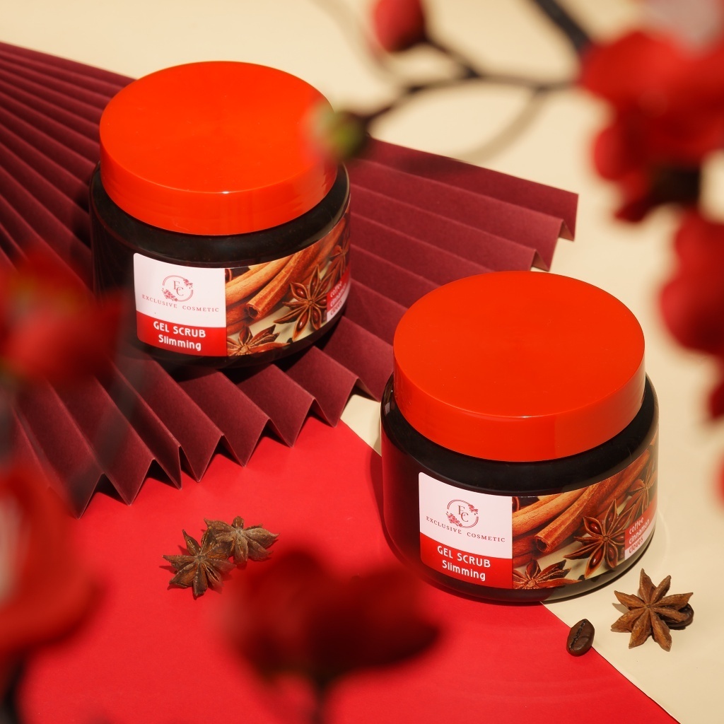 Gel Krasota / Bilena Scrub Coffee Cinnamon, Nga  tẩy da chết toàn thân chiết xuất quế hồi cafe cho người trên 18