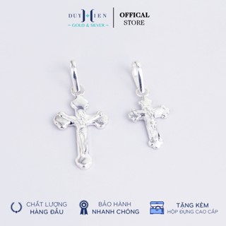 Mặt Dây Chuyền Bạc Duy Hiển Cho Bé Hình Thánh Giá Trơn Không Đính Đá Nhỏ Xinh Đủ 2 Size
