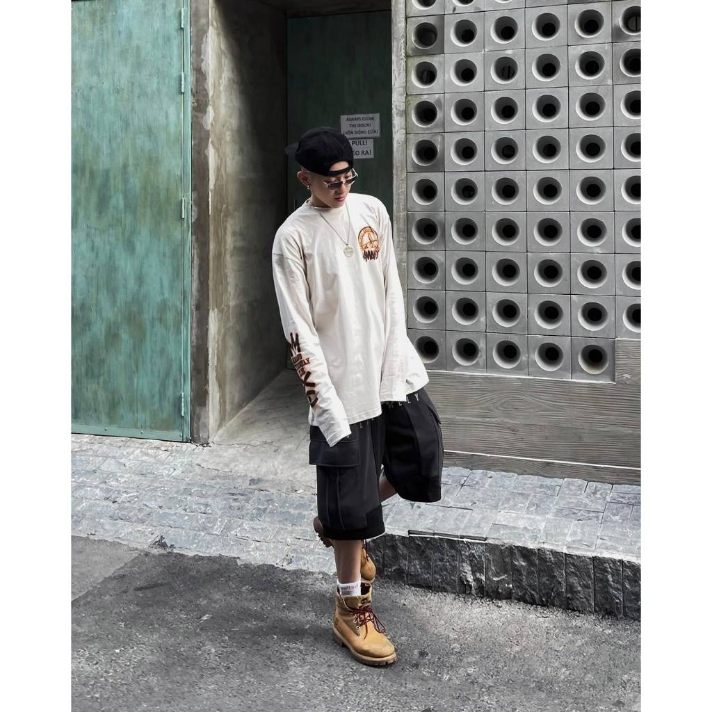 Quần Amand Phantom Short - Black/ Beige