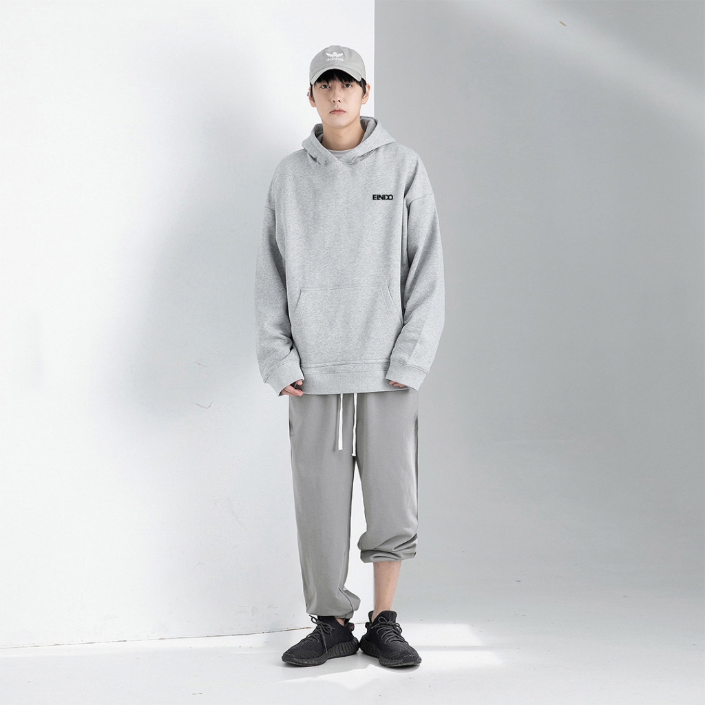 Áo Hoodie Premium unisex ELNIDO dài tay chất nỉ nam nữ cao cấp phong cách Ulzzang ED09