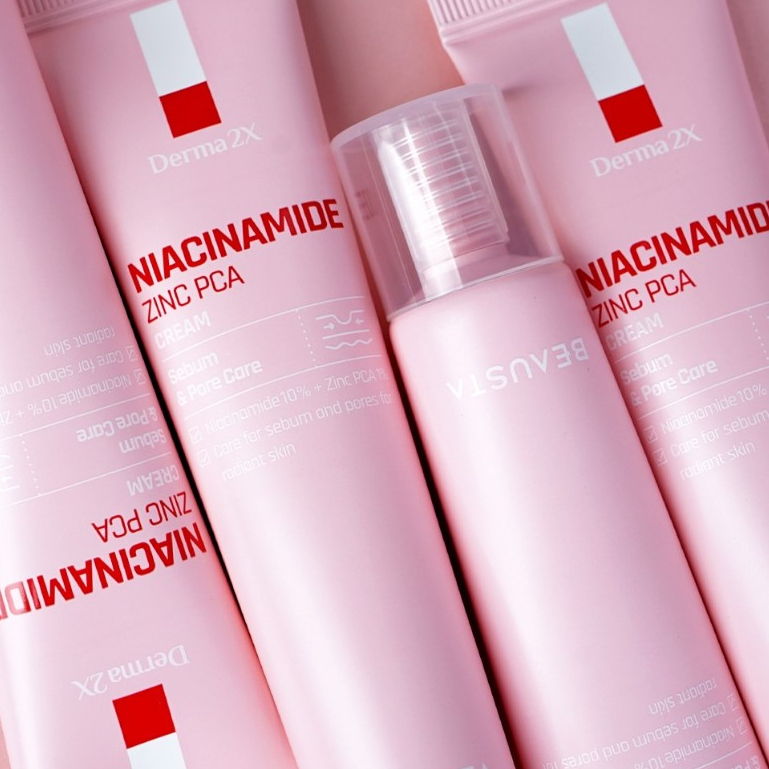 Kem Dưỡng Beausta Derma2X Niacinamide Zinc PCA Cream 40ml