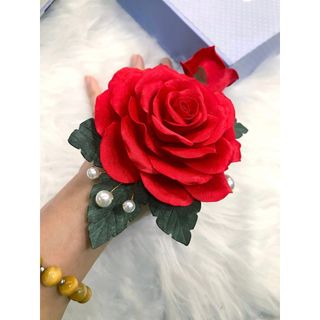 Cài áo hoa hồng chùm  ( hình chụp thật 100%)