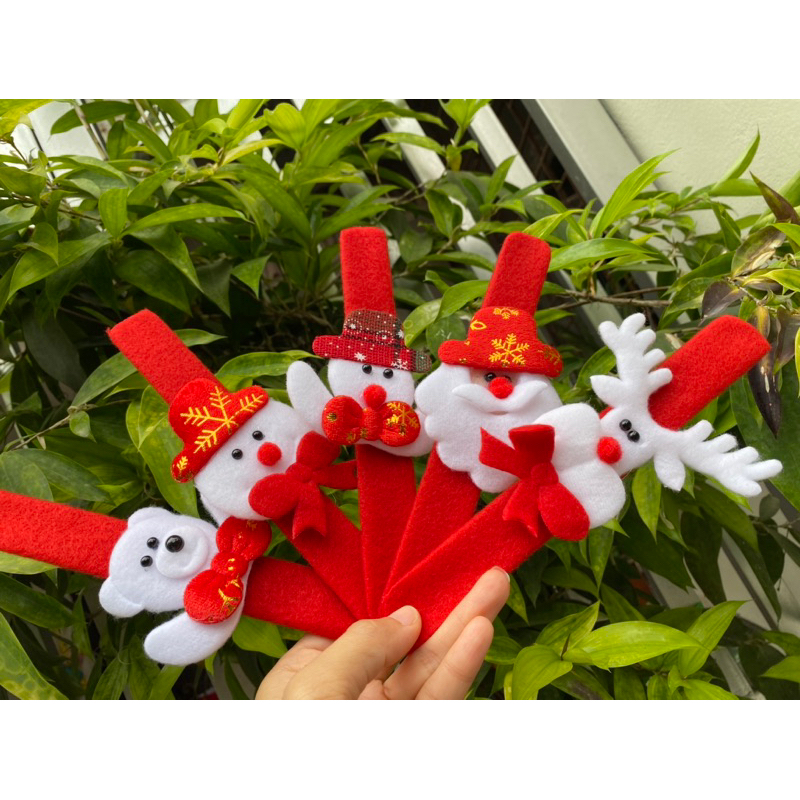 Quà tặng noel set 1 hộp và 1 đồng hồ nỉ không đèn
