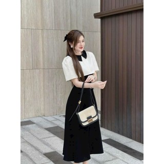 *Hot Hot sang chảnh nha sét áo khoác cotton lạnh kèm đầm Nhung cao cấp thời trang nữ cổ phối Nhung tay ngắn Đầm ôm eo