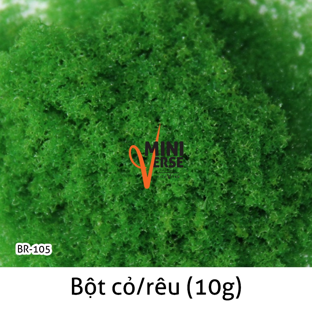 Bột cỏ / rêu làm cây/mảng rêu, làm nền trang trí sa bàn, đồ handmade