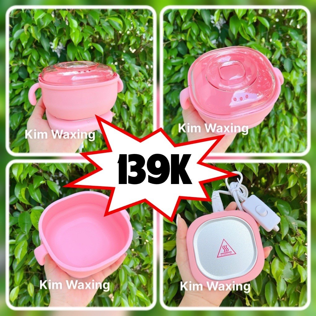 Nồi Nấu Sáp Wax Lông Silicon Điện Từ Chống Dính