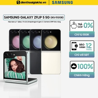 Điện thoại samsung galaxy z flip5 5g - hàng chính hãng mới nguyên seal