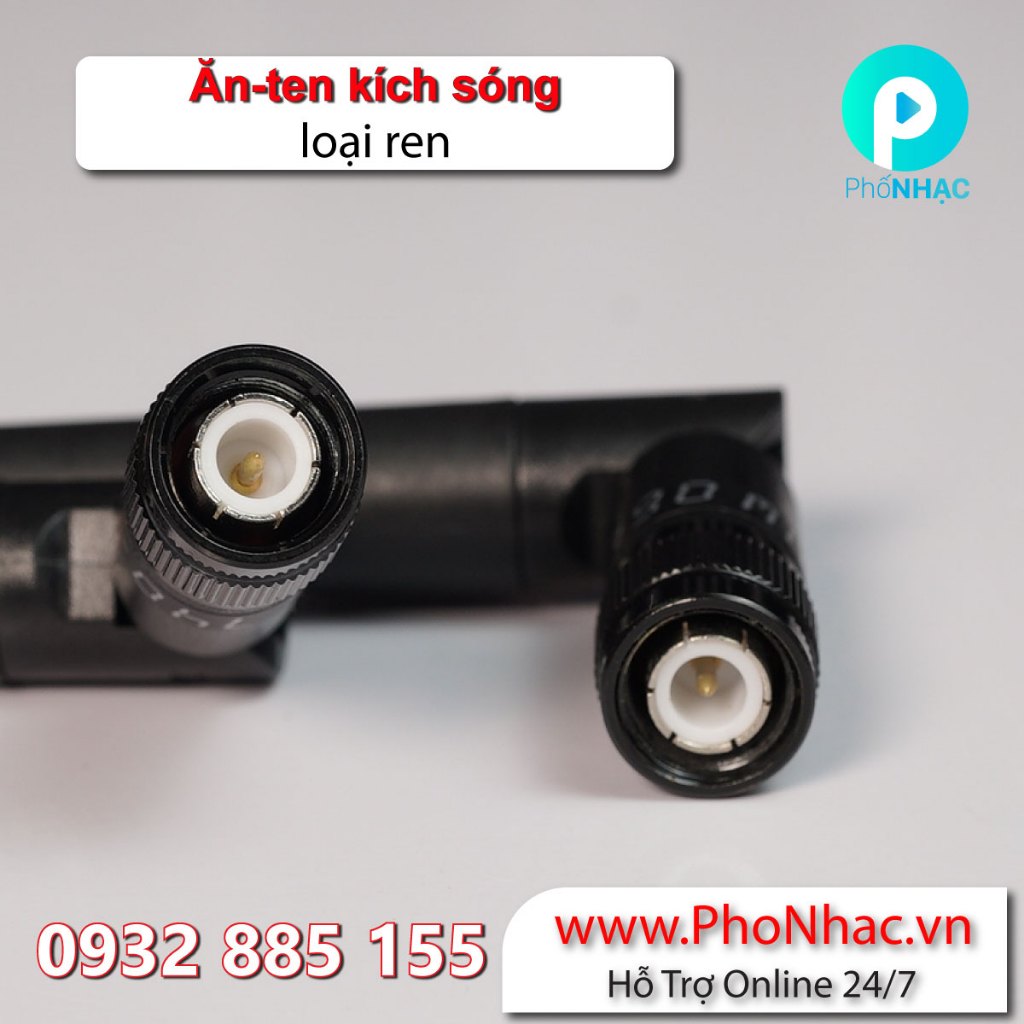 Dây Cáp nối dài anten, Dây kích sóng Micro dài 1m | Anten kích sóng | Chuôi chuyển đổi ăn-ten | Phố Nhạc