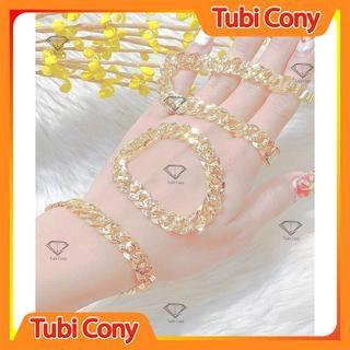 Lắc Tay Nữ Mạ Vàng 18k Mẫu 0823001 - Có thể tháo gắn - Bao Đổi Tra Trong Vòng 07 Ngày