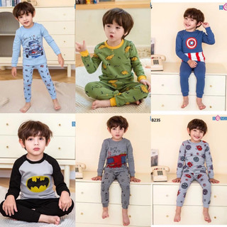 Bộ belalu bé trai cotton dày dặn