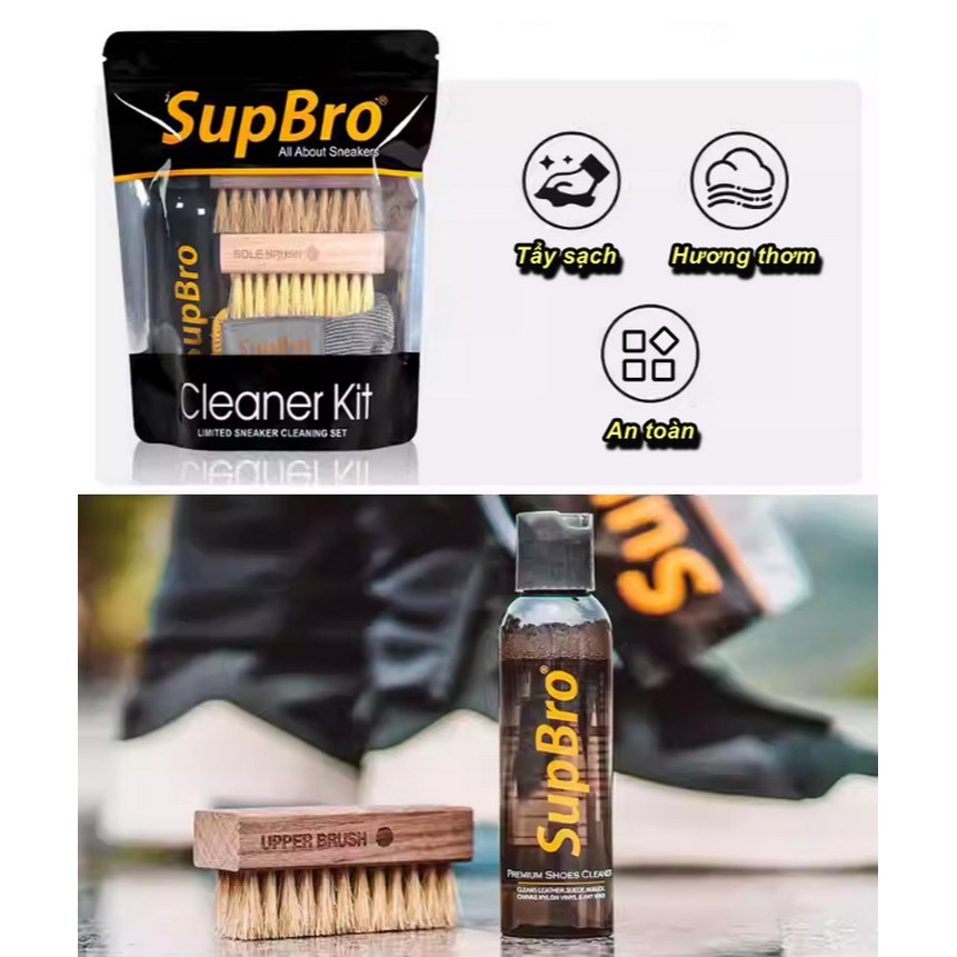 Bộ Vệ Sinh Giày Cleaner Kit SupBro - Home and Garden