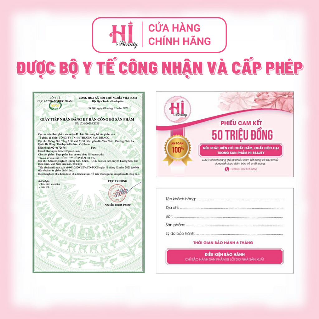 Combo HiBeauty Viên Uống Trắng Da 30 viên & Kem Bôi Mờ Nám Ngừa Lão Hóa, Giảm Nám Sạm Tàn Nhang