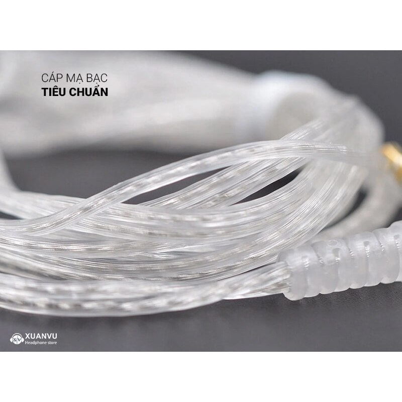 Tai nghe KZ Krila có Mic, Sử dụng màng loa XUN-10mm kết hợp Balanced Armature 30095 mang tới chất âm V-shape hơi ấm