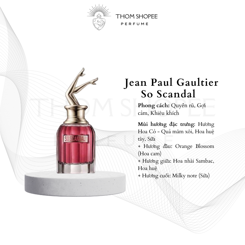 Chính hãng Nước hoa nữ chiết so scandal 10 ml free ship nước hoa nữ bảo bối sexy thơm house - C5