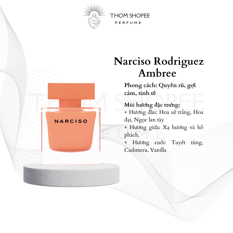 Chính hãng Nước hoa nữ chiết narciso cam 10ml giá sập sàn nước hoa nữ kiêu kì ngây thơ thơm house - C8