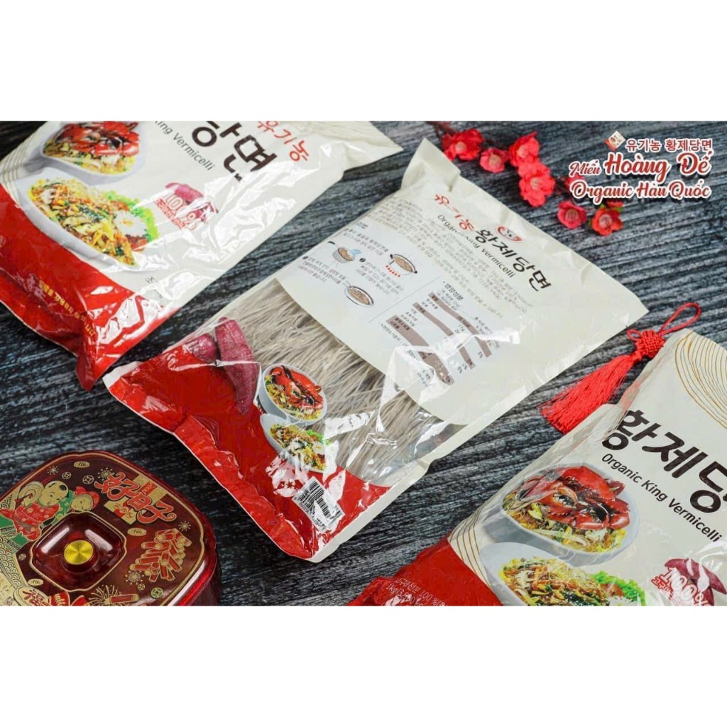Miến Hoàng Đế Organic Hàn Quốc túi 1 Kg