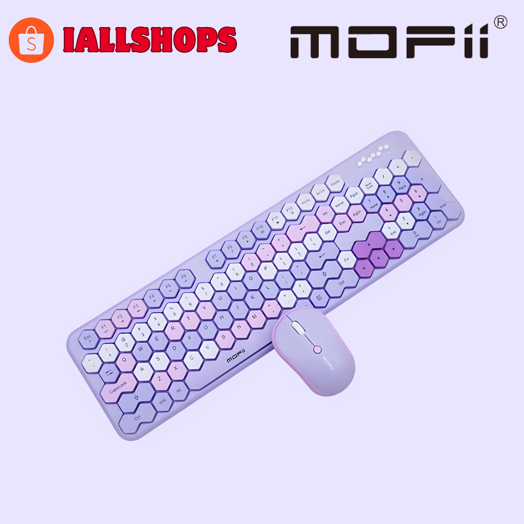 Bộ Bàn Phím Chuột Không Dây Mofii Honey S
