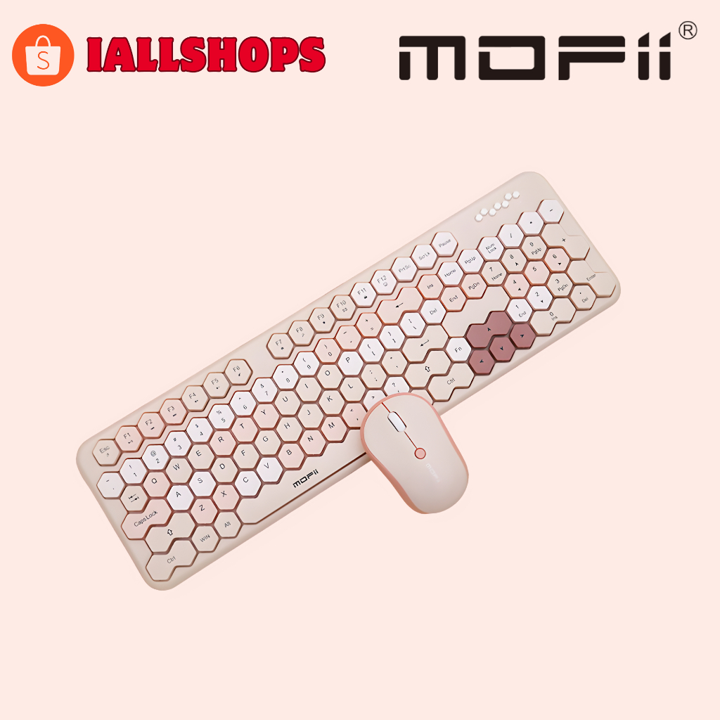 Bộ Bàn Phím Chuột Không Dây Mofii Honey S
