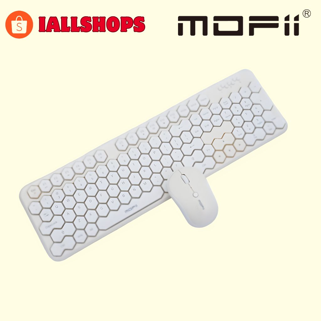Bộ Bàn Phím Chuột Không Dây Mofii Honey S