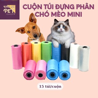 Cuộn Túi Đựng Phân Chó Mèo Mini (15 túi/cuộn) - KIKINO