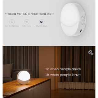 [NEW 2025] Đèn ngủ cảm biến ánh sáng Yeelight Jelly4 0.25W chân cắm 2 chấu / YLYYD-0016 0.2W pin sạc 800mAh