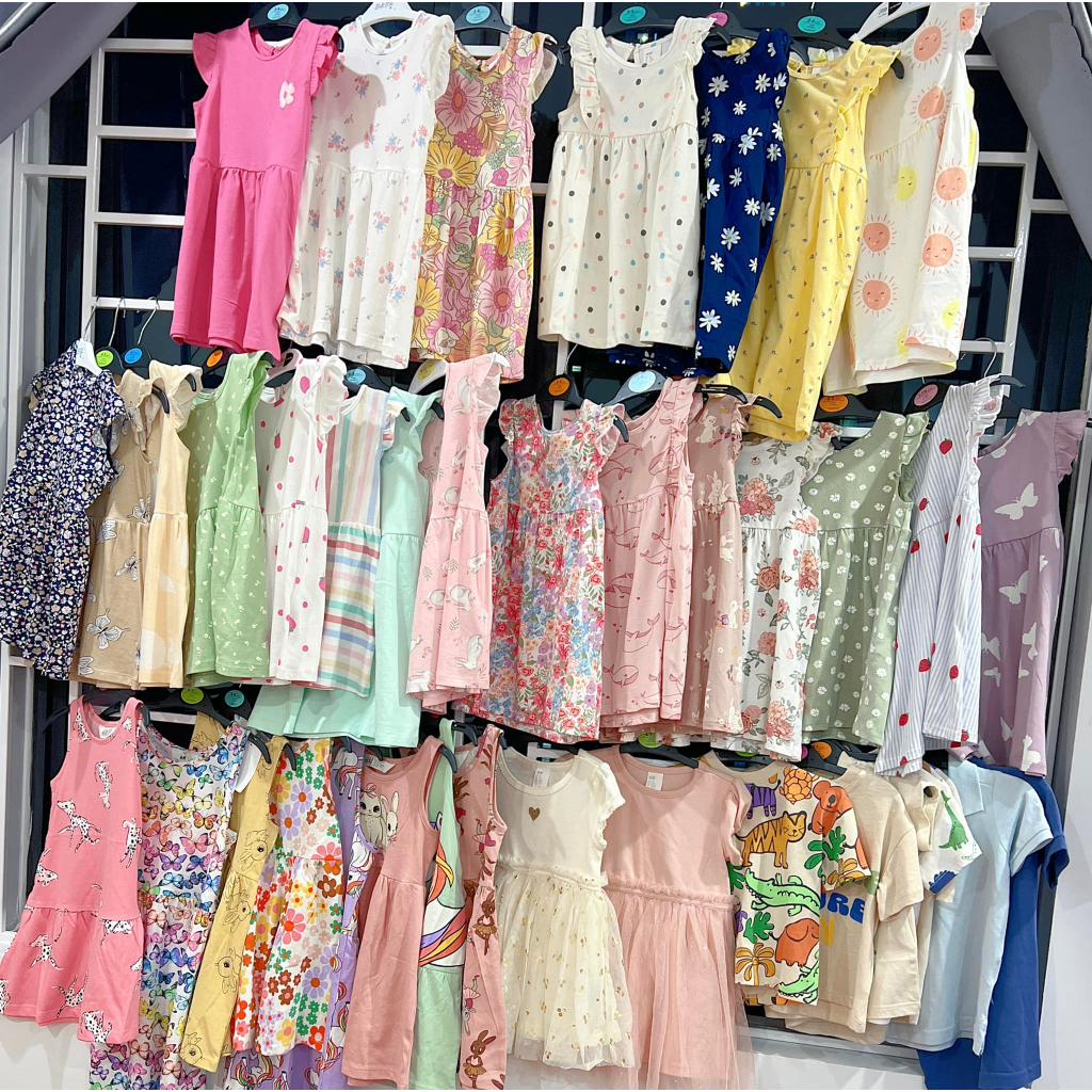 Váy bé gái lớn kid HM Auth sale