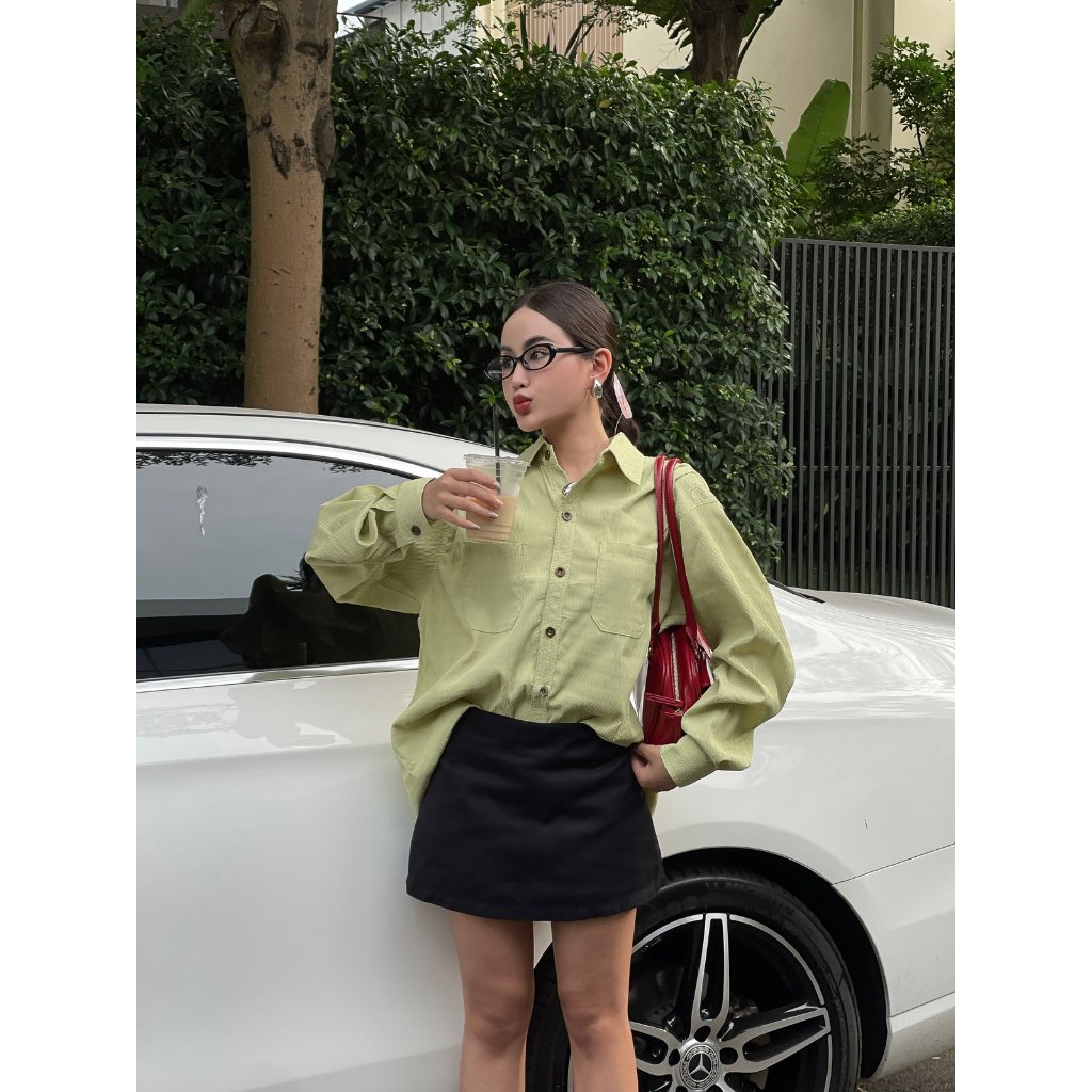 Áo sơ mi nam  dáng oversized vải không nhăn mặc công sở, đi chơi | Jager Shirt | Secodee