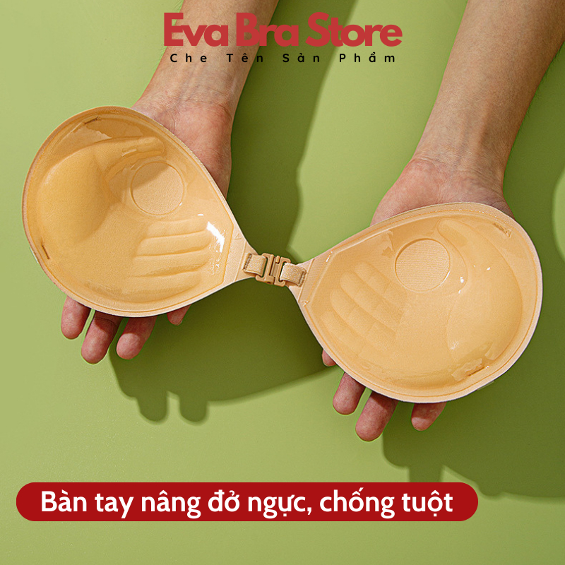 Miếng dán ngực ti nâng ngực, áo dán ngực cánh tiên rút dây ngực tạo khe tái sử dụng nhiều lần Eva Bra 01244