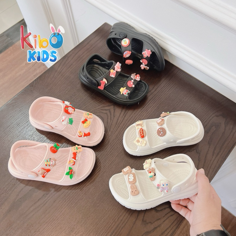 Sandal đi mưa cho bé - Dép quai ngang siêu nhẹ êm chân cho bé SA23123