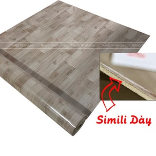 Simili lót sàn dày vân gỗ 1.6mm chống thấm nước trơn trượt giá rẻ