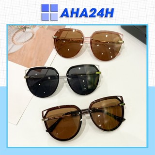 KÍNH MÁT NỮ TRÒNG POLARIZED NGĂN KHÚC XẠ GỌNG MẠ VÀNG CAO CẤP AH1261