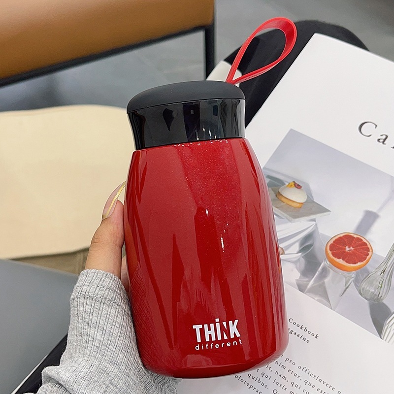 Bình giữ nhiệt think 360ml  chất liệu thép không gỉ 304 tiện dụng giữ nhiệt nóng lạnh 6h - 8h