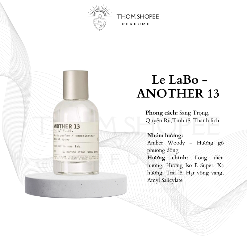 Chính hãng Nước hoa nữ chiết le labo 13 33 29 10 31 10ml clip thật 10ml nước hoa nữ đcuốn hút gợi cảm thơm house - C9
