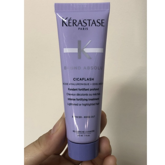 Set gội xả Kerastase Blond Absolu tím DÀNH CHO TÓC TẨY NHUỘM SÁNG MÀU