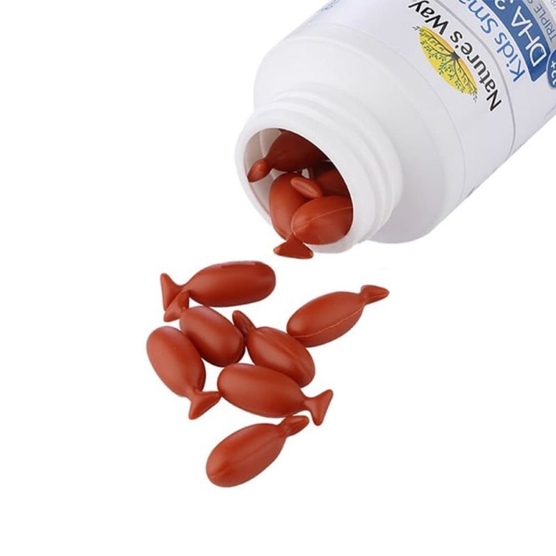 DR CUNG Viên Nhai Nature’s Way Kids Smart DHA 300mg - Bổ Sung DHA, Giúp Bé Thông Minh, Tăng Cường Thị Lực
