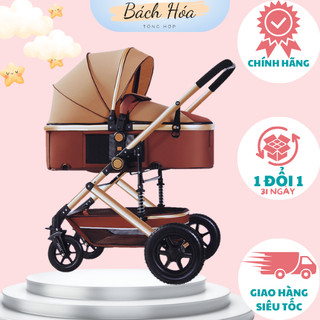 Xe đẩy cho bé gấp gọn, xe nôi đa năng dành cho em bé [GIÁ QUÁ RẺ] tặng kèm 2 tấm Lót lưng cao cấp, công nghệ ITALIA
