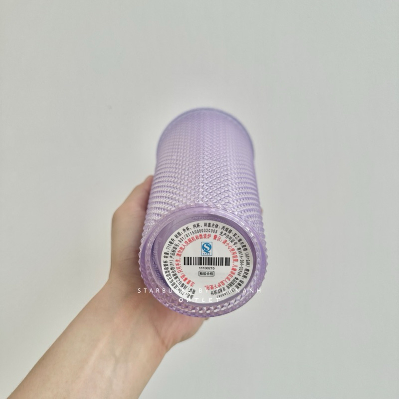 Ly Starbucks Studded Glitter Purple 710ml