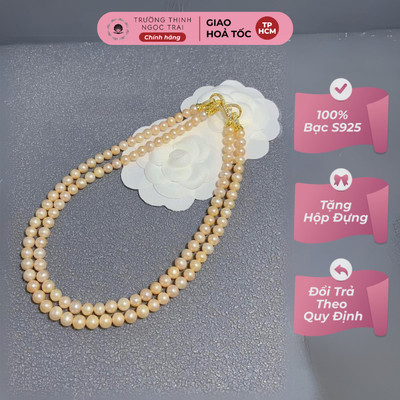 Dây Ngọc Trai Đôi 7-8ly Xinh Xắn, Thời Trang - Ngọc Trai Trường Thịnh