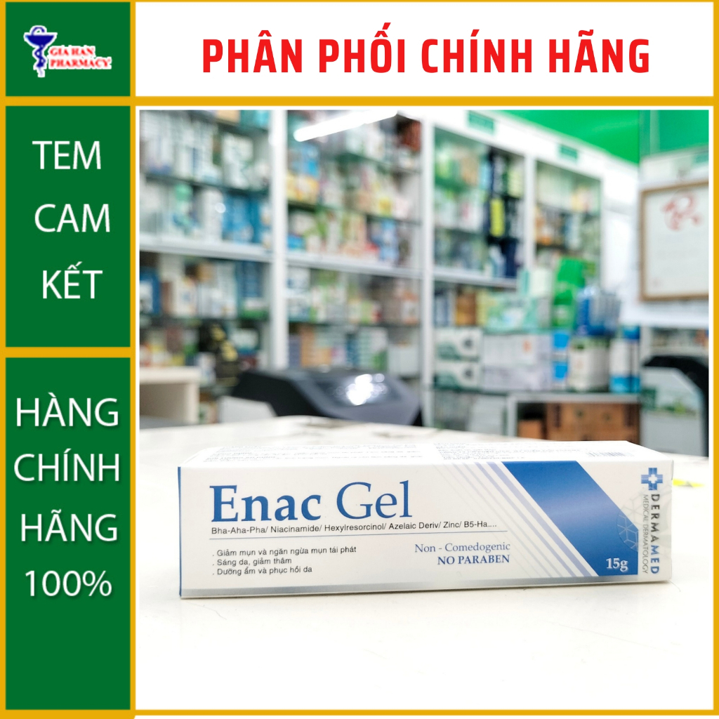 Enac Gel giúp sáng da, giảm thâm, ngăn ngừa mụn tái phát  - NT Gia Hân