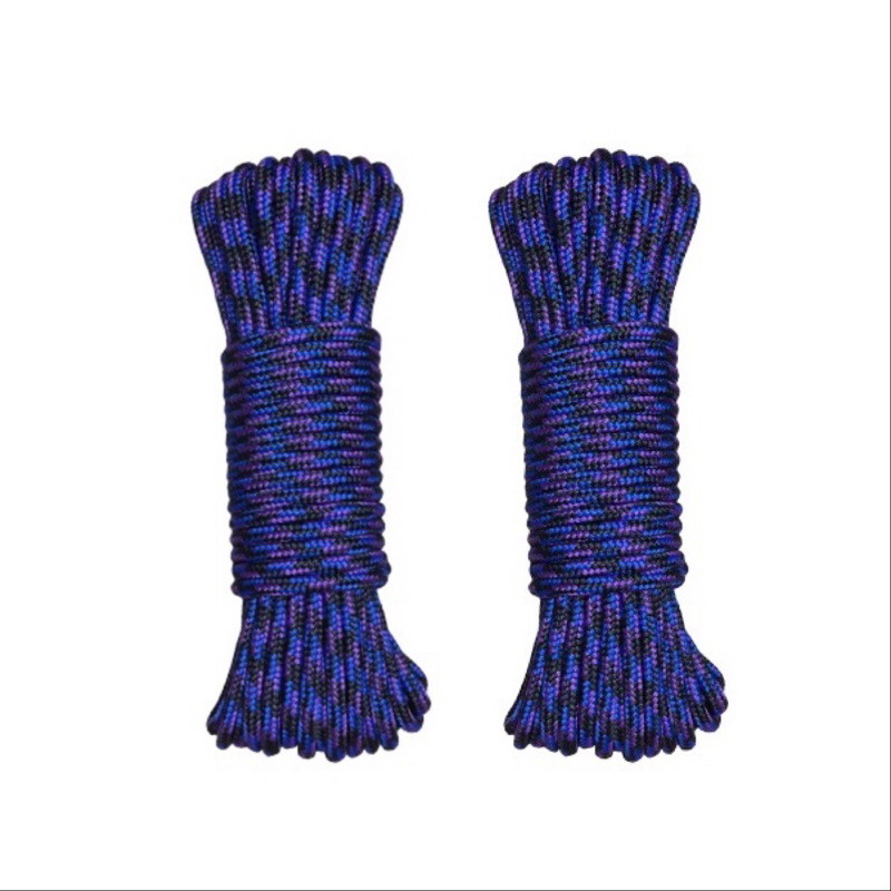 5 mét - Dây Dù 4mm ko lõi form tròn rất chắc chắn bền đẹp dùng làm macrame, căng lều, trang trí thời trang