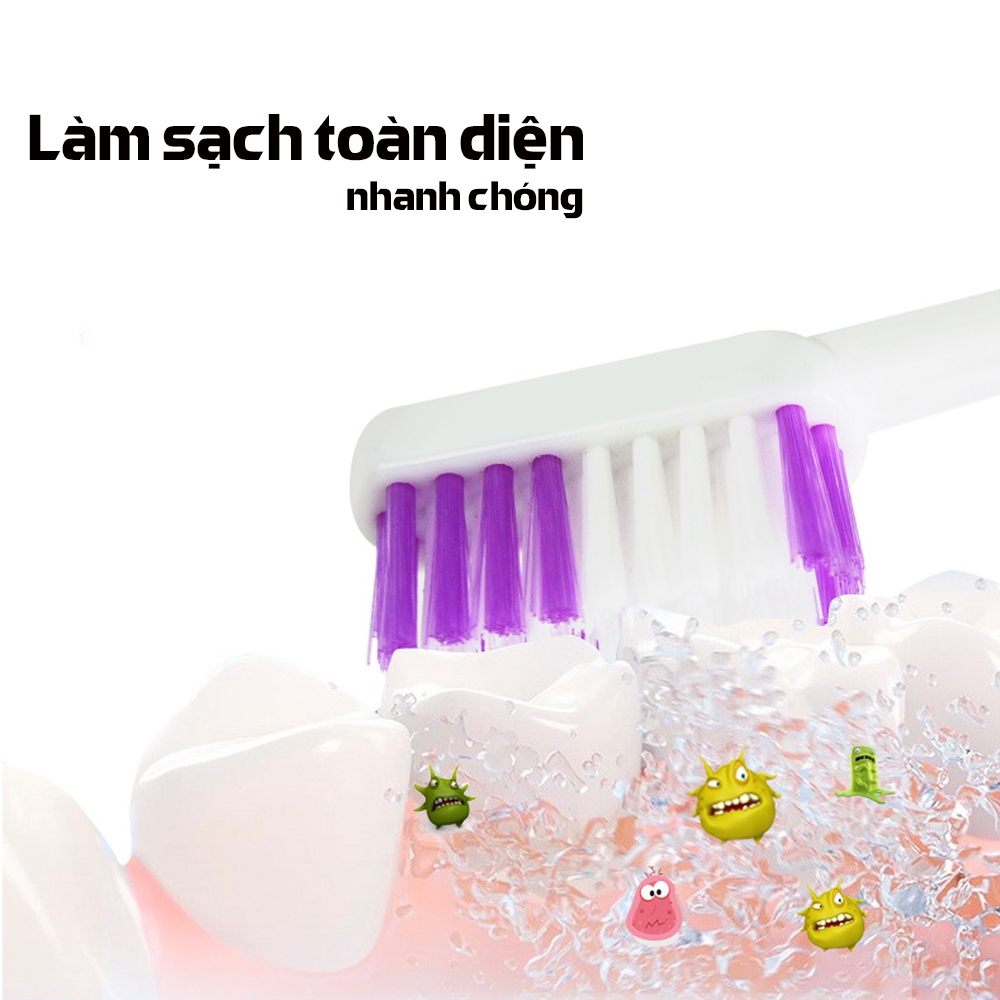 Bàn chải đánh răng Du lịch gấp gọn, lông mềm cho người lớn trẻ em Minh House