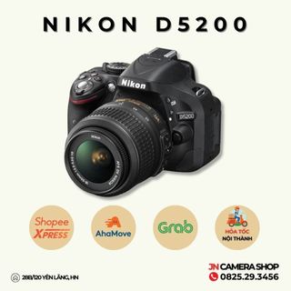 Bộ máy ảnh Nikon d5200 kèm ống kính 18-55 VR 98%