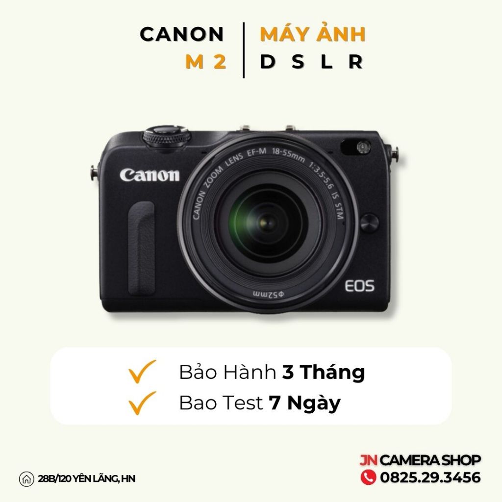 Canon EOS M2 + Lens EF-M 18-55mm