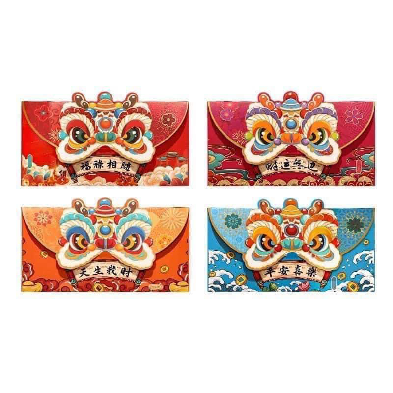 Lì xì rồng vàng may mắn