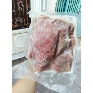 Vú heo nguyên tảng 1kg, hàng tươi cấp đông đủ ký loại ngon