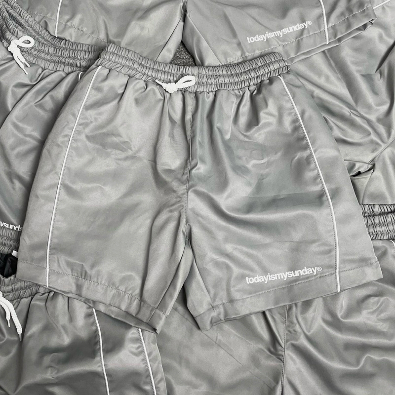 Quần đùi dù Todayismysunday đơn giản có khoá kéo túi
