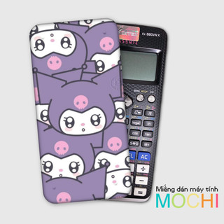 Miếng decal kuromi dán cái loại máy tính (casio fx-570 / fx-570 ii / fx-580 / fx-880, vinacal....)